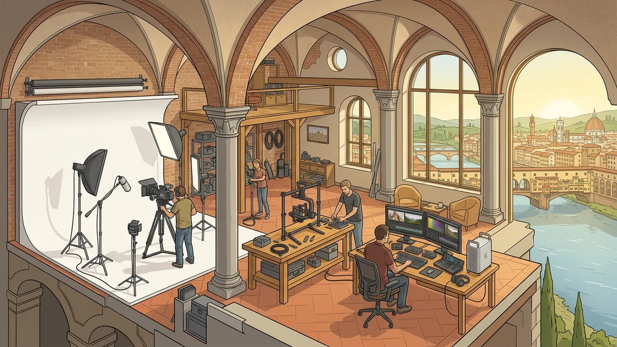 Servizio fotografico professionale e riprese video nei luoghi iconici di Firenze