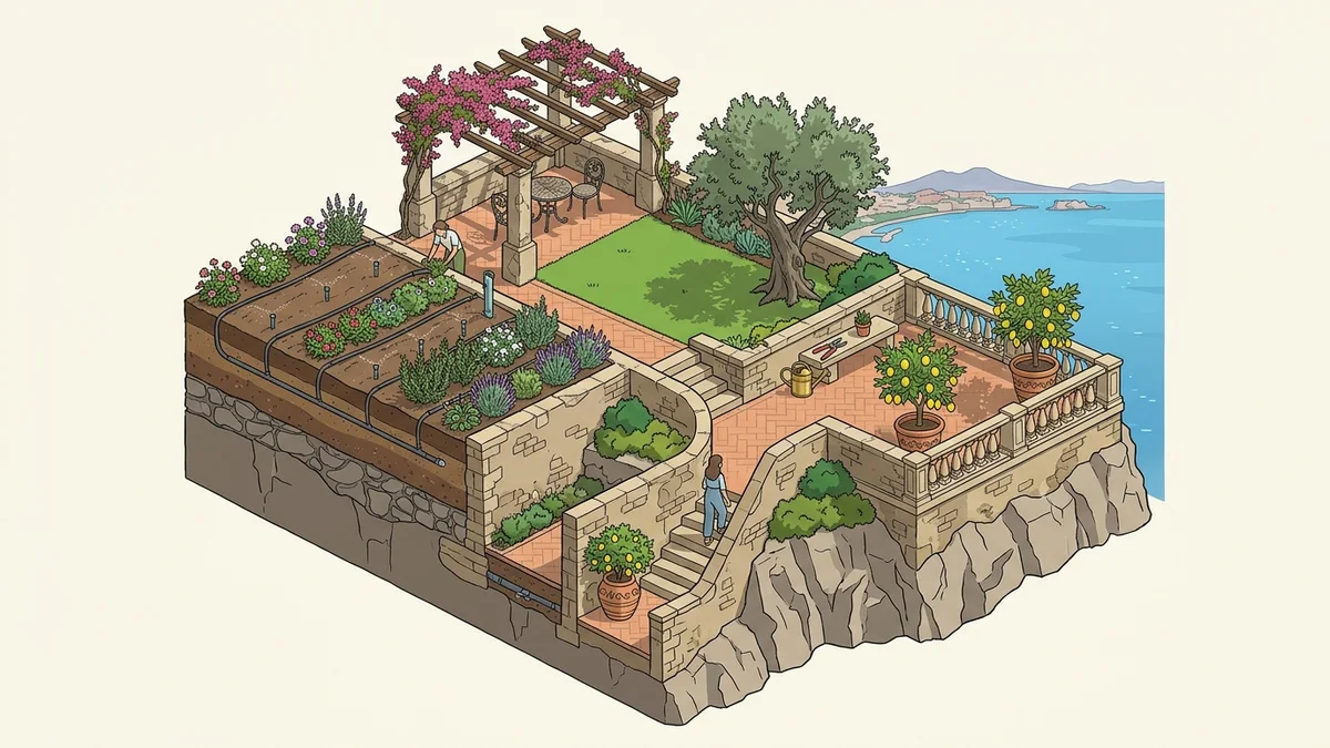 Cura del verde costiero e giardini storici di Napoli
